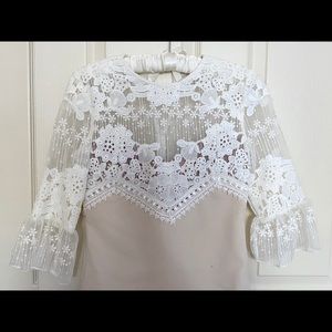 Self portrait lace short dress